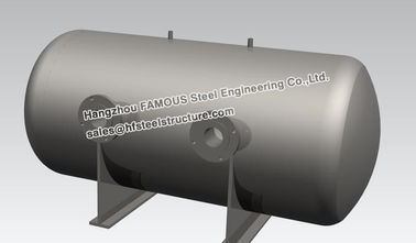 China Stainless Steel Industrial Steel Buildings Water Control Horizontal Bright Tank supplier