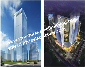 China Q345B Multi-storey steel prefab buildings For Residential Hotel And Office Fabricated Contractors supplier