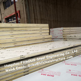 China Light Weight Cold Room Panel Blast Freezer Ceiling Panels With Steel Sheet Material supplier