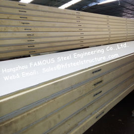 China Polystyrene Refrigerator Room Panels 42kg Density With Color Steel / Stainless Steel Plate	External supplier