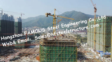China Structural Skeleton Framed Pre Engineered Steel Buildings Hot Galvanized Surface Treatment supplier