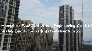 China Sandwich Panel / Galvanized C/Z Purlin Multi-Storey Steel Building Easy Installation supplier