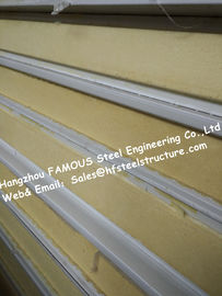 China Gray / White Cold Room Panel Polyurethane / PU Sandwich Panels , Width 950mm supplier