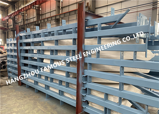 China Galvanized Steel Truss Structure Fabrication Painted USA UK Q235B Q355b supplier