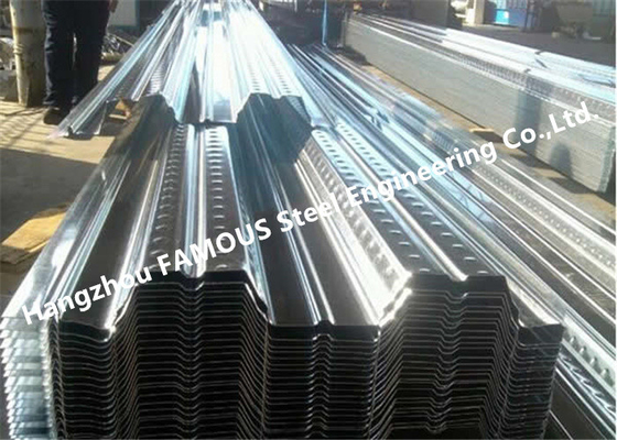 China Galvanized 1.2mm Thick Steel Deck System Composite Floor Deck Construction supplier