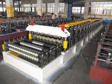 China Double Layer Corrugated Roll Forming Machine 5.5KW By Chain supplier