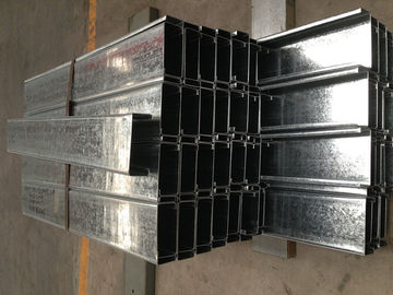 China Q235 , Q195 Galvanised Steel Purlins With Structural Steel Secondary Structure supplier