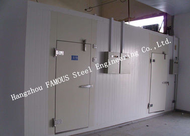 China PU Foam Sandwich Panel Modular Cold Room Panel For Meat And Fish Walk In Chiller supplier