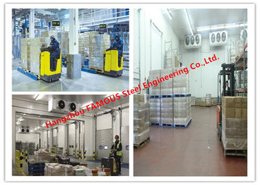 China Large Volume Temperature Controlled Cold Room Panel For Integrated Logistic Distribution Center supplier