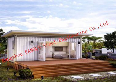 China Lightweight 40ft Prefab Container House For Living Accommodation With Painted Surface supplier