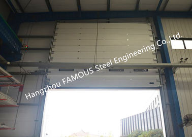 China Commercial Overhead Sectional Sliding Industrial Garage Doors Factory Up Ward Fast Lifting Gate supplier