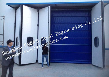 China Aesthetic Aluminum Alloy Industrial Garage Doors Folding For Warehouse , Simple Installation supplier