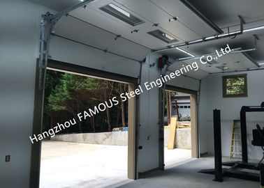 China Fast Action Lifting Doors With Slide Running Design Up Rising Commercial Track Doors supplier
