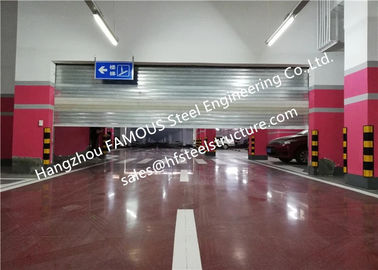 China Steel Fire Security Door With Smoke Detecor Emergency Fire Resistant Garage Door Systems supplier
