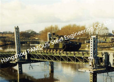 China Modern Designed Military Style Temporary Military Steel Structure Bailey Bridge For Army Usage supplier