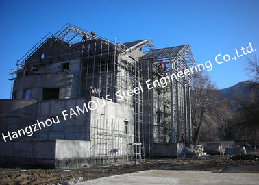 China Light Weight Steel Structure Villa House Pre Engineered Building Construction With Cladding Systems supplier