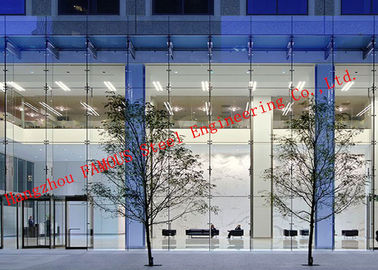 China Residential Industrial Garage Doors Glass Facade Door For Exhibition Showroom supplier