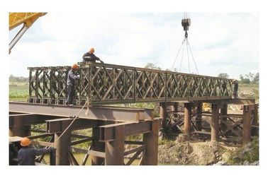 China Morden Galvanized / Welding Structural Steel Bailey Bridge With Heavy Metal Support supplier