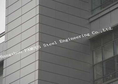 China British Standard Aluminum Panel Metal Glass Curtain Wall For Commercial Office supplier