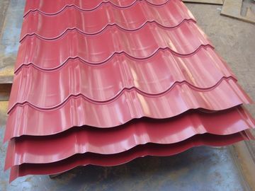 China AISI / ASTM / JIS Metal Roof Sheeting Steel Workshop Glazed Tile Shape supplier