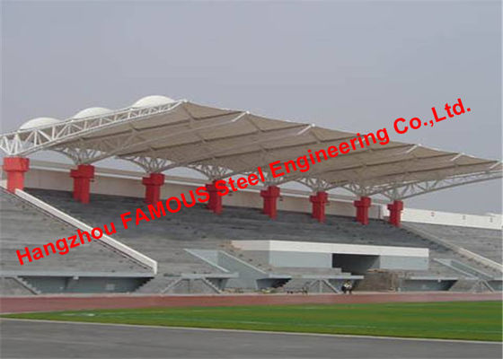 China UK British Standard Certified Membrane Structural Sports Stadiums Construction supplier