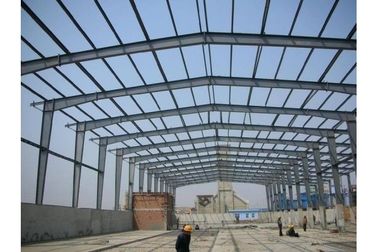 China Large-span Customized Galvanized Structural Steel Fabrications Frame Warehouse supplier