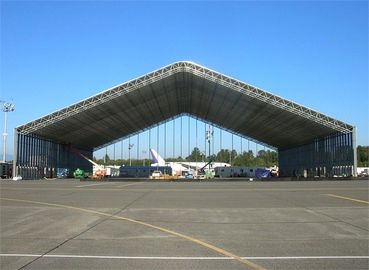 China Dip Galvanized Steel Aircraft Hangar Buildings Durable , Bespoken Design supplier