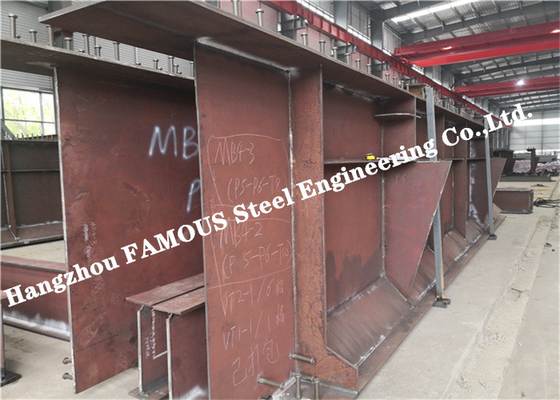 China Curved Highway Viaduct Structural Steel Box Girder Bridges For Tunnel Steelworks supplier