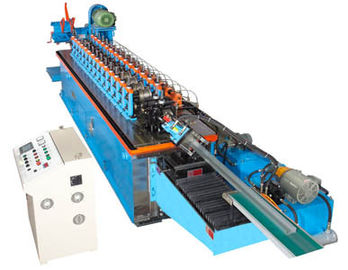 China 15KW Hat Channel Cold Rolling Machine With Cr 12 Blade Hydraulic Cutting supplier