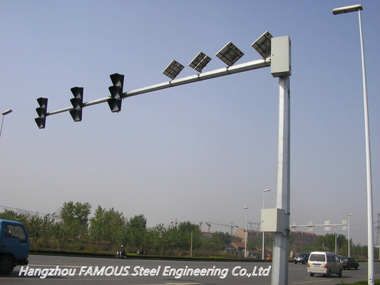 China Q345 Road Sign Structure For Traffic Monitoring Systems And Cameras supplier