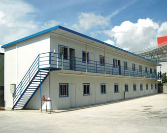 China Easy Construction Sandwich Panel Steel Portable House For Worker Residing supplier