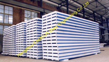 China Prefab Corrugated Metal Roofing Sheets Sandwich EPS PU Rock Wool supplier