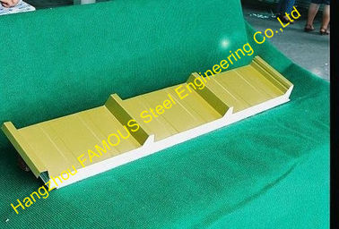 China Light Weight Construction EPS Sandwich Panels Roofing For Cold Room supplier