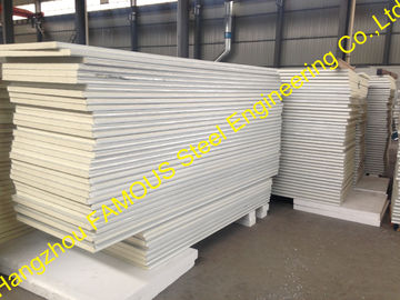 China Metal Roofing Insulated Sandwich Panels Fireproof , 100mm -150mm Foam supplier