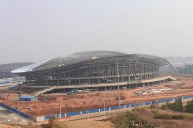 China OEM Steel Structure, Prefabricated Pipe Metal Truss Buildings and Sports Stadiums supplier