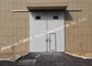 Sectional Horizontal Sliding Industrial Garage Doors With Access Pedestrian Door For Workshop supplier