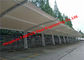 Uk Australia Certified Curved Tensile Steel Membrane Structure Carport Shade With Tention Pvdf Fabric Roof Cover supplier