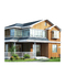 Painted Prefabricated Modular Light Steel House Building Home With Kitchen supplier