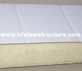 EPS / PU Metal Roofing Sheets Sandwich Panel Rock Wool For Wall For Roof 1