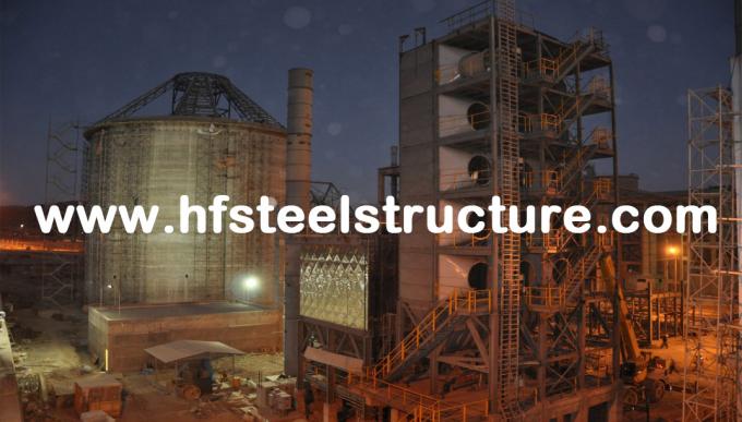 Pre-engineering Double Span Industrial Steel Buildings Fabrication With Space Frames 4