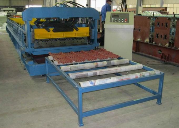 Steel Roof Tile And Wall Panel Roofing Sheet Forming Machine 6.5KW 4
