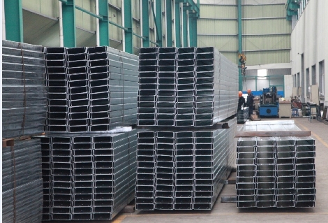 Cold Rolled Zinc-coated Galvanised Steel Purlins , High Strength Purlin 2