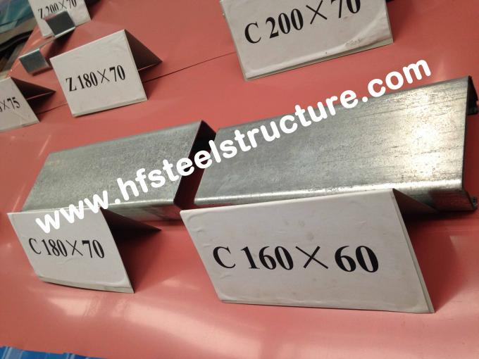 Structural Steel Building Material Galvanised Steel Purlins C And Z Purlin Steel 3