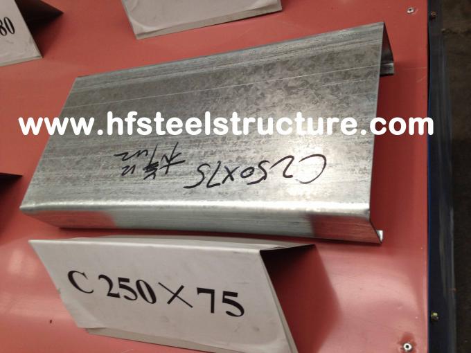 Structural Steel Building Material Galvanised Steel Purlins C And Z Purlin Steel 4