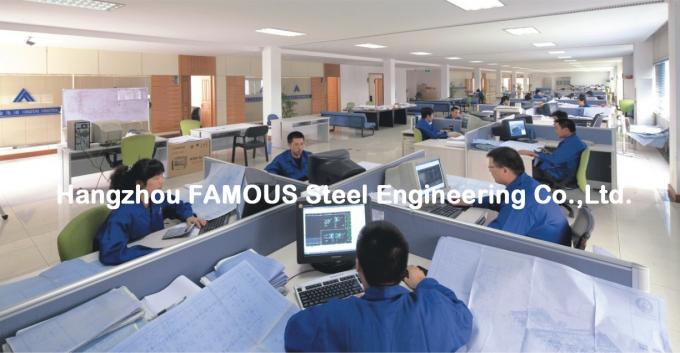 Portal Steel Frame Structural Engineering Designs , Normal / Special Structure Type 0