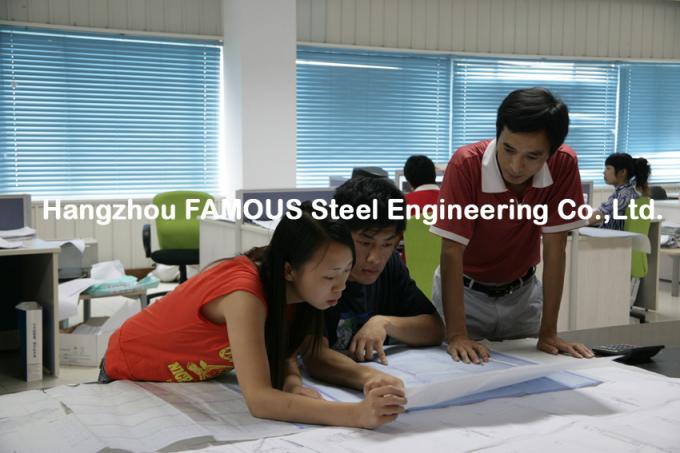 ASTM / GB / JIS / DIN Structural Engineering Designs , Pre-engineered Steel Building 1