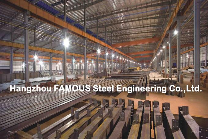 ASTM / GB / JIS / DIN Structural Engineering Designs , Pre-engineered Steel Building 5