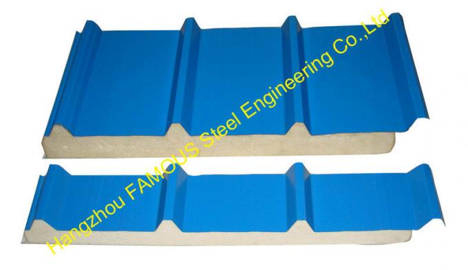Color Steel Polyurethane Sandwich Panel Metal Roofing Sheets Board Insulation