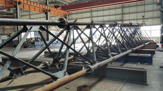 Monopole Towers And Lattice Towers Steel Pole For Wind Power Plant Production Line 1