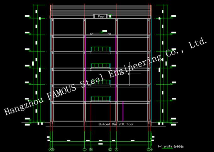 Prefabricated Floor Building Structural Engineering Designs For Staff Accommodation And Office 0